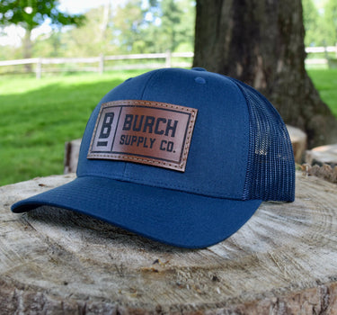 BSC Leather Patch Trucker